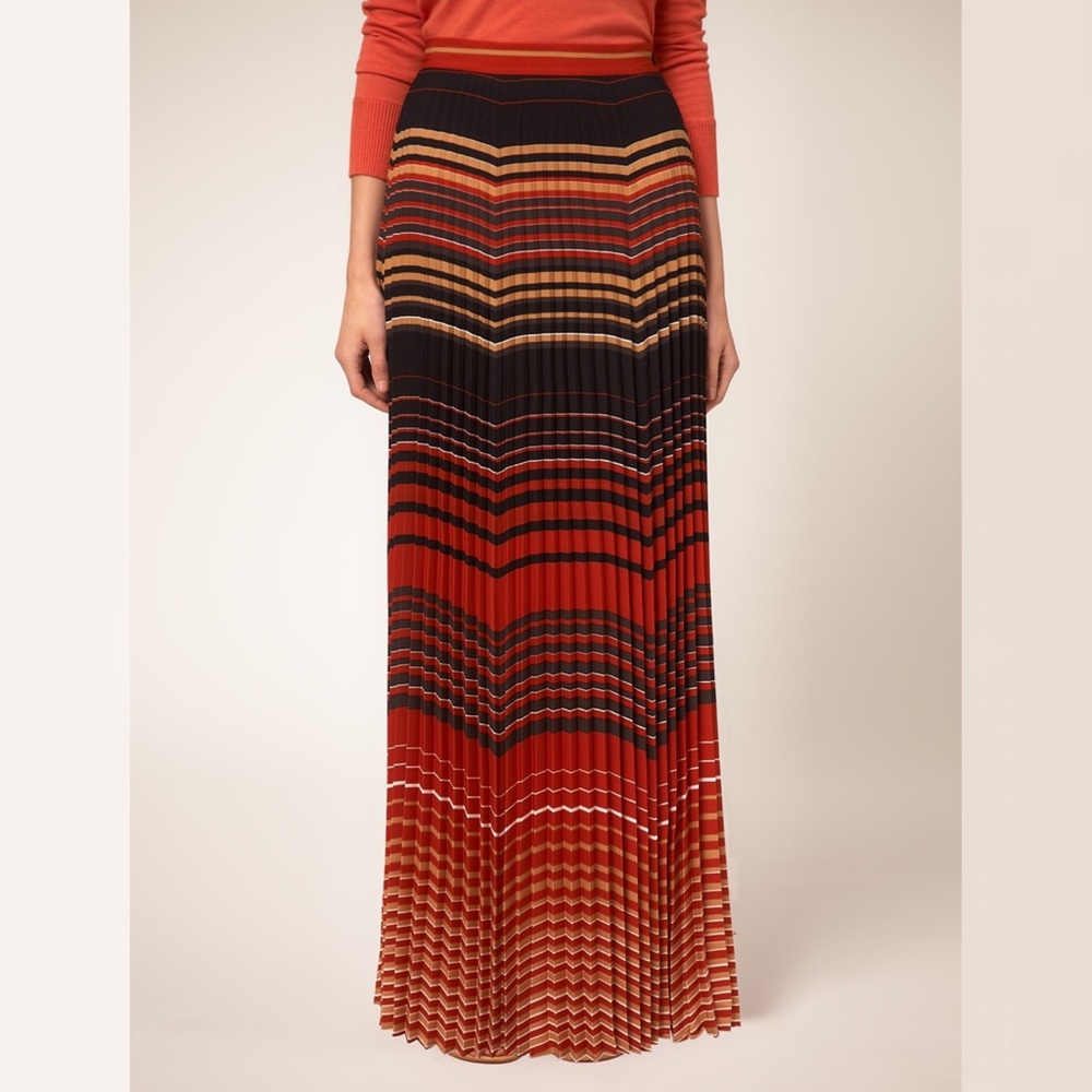 NW3 | Marmalade Striped Maxi Skirt, Size 8 UK